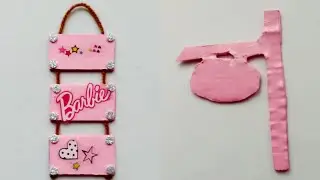 Making Miniature Decoration from Cardboard / Making Easy Barbie Items