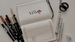 Plan with me - May 2024 Bullet Journal Setup
