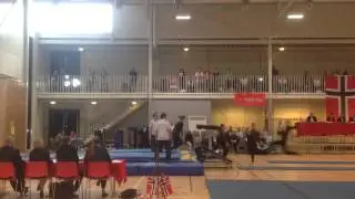 Frank Arne triple pike crash