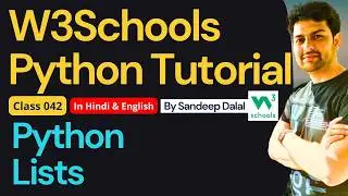 W3Schools • W3Schools Python • W3Schools Python Tutorial • Class 042 • Python Lists