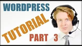 Wordpress tutorial for beginners 2016 (Part 3) - Add site title, tagline and logo