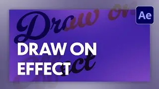 Write On Effect with Trim Paths | After Effects Tutorial