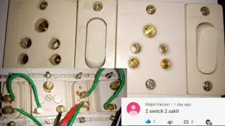 2 switch 2 socket board wiring connection and daigarm ||comment box