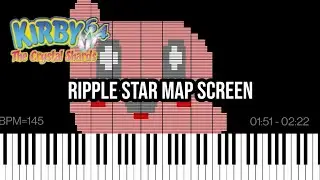 Dark MIDI - Ripple Star Map Screen (Kirby 64: The Crystal Shards)