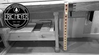 Building Tage Frid's Workbench Deadman Using Only Hand Tools