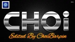 SHINNY FLAT METAL TEXT PS TOUCH TUTORIAL / MOBILE EDITING TUTORIAL IN PS TOUCH \ PHOTOSHOP TOUCH
