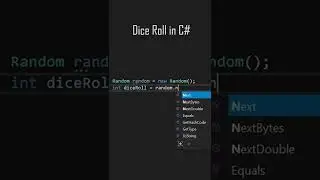 Dice Roll In C#