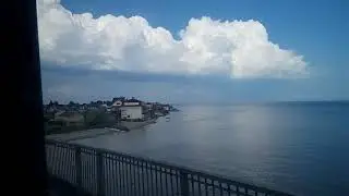 Затока. Проезд по мосту
