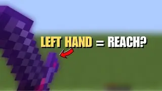 What If You Use Left Hand In MINECRAFT, (You Get Reach?) ~ MrScaft