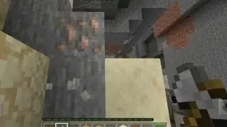 Mining iron in Minecraft 1