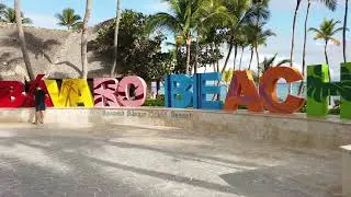 Exploring Barcelo Bavaro Palace Punta Cana | Ocean Side Walkway | January 2023