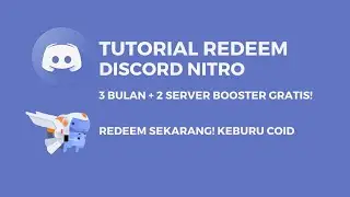 [PATCHED] TUTORIAL CARA REDEEM DISCORD NITRO GRATIS 3 BULAN DARI EPIC GAMES