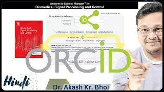 Paper Submission to Journal via ORCID || ORCID integration || Hindi