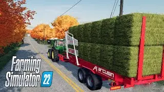 🚜ФЕРМА НА МИЛЛИОН!  #5 EMELCREEK играем в FARMING SIMULATOR 22