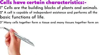 Discovery and Characteristics of cell| class 9 ncert vh 1 fundamental unit of life notes