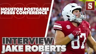 HOUSTON POSTGAME PRESS CONFERENCE: TE Jake Roberts