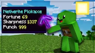 Minecraft But If I Lean Over I Get Random Enchantments..
