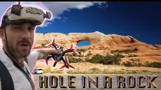FPV fly through -Wilson’s Rock, Utah