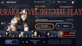 📋Black Desert Mobile (BDM)- EASY TO FIGHT URAKA LV 99 - RAVEN GAME PLAY
