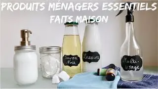 PRODUITS MÉNAGERS NATURELS EFFICACES DIY | Faciles & Rapides | ZERO-DÉCHET