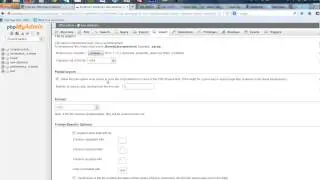 Using phpMyAdmin to Create a Database and Import a Table