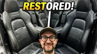 How to Dye Leather Seats & Steering Wheel | Saving the S2000 Pt.10
