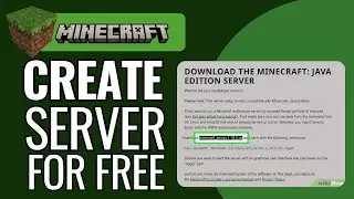 How To Create A Minecraft Server for Free - Full Guide
