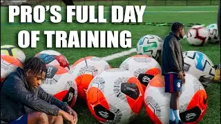 PRO SOCCER PLAYER'S FULL DAY OF TRAINING