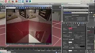 3ds max glass tiles flooring using vray