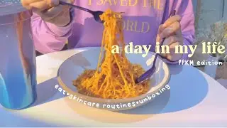 VLOG #12 | a day in my life : skincare routines, pet care, making samyang cheese 💖😻🧀🌈