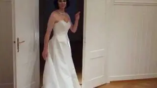 Does this wedding dress look good for a male bride?
