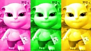 💚 Điệu nhảy của mèo Những chú mèo dễ thương đầy màu sắc đang nhảy múa và hát mắt mèo Ismail