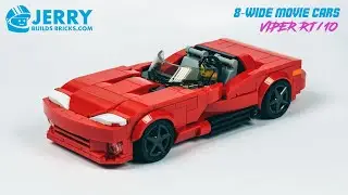 Custom LEGO Dodge Viper RT/10 instructions (MOC #130)