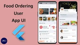 Food Ordering User App UI in Flutter | FoodEx