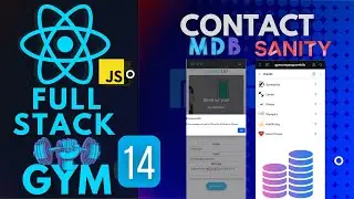 Build A Full Stack Gym in React JavaScript #14 - Contact Form Page With Email.js  and useRef Hook.