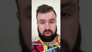 Покусали пчелы 😂 