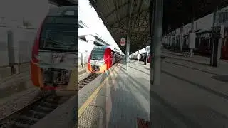 ЭС1П-014 проезжает мимо #train #ржд