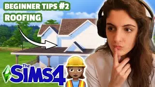 HOW TO ROOF A HOUSE👷🏼‍♀️ - Beginner Building Tips | The Sims 4: Tazkabaz