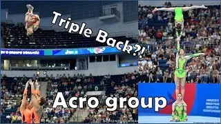 Amazing Belgian acro trio | European Games 2019