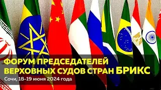 СУДЕБНАЯ ВЛАСТЬ // Форум председателей верховных судов стран БРИКС