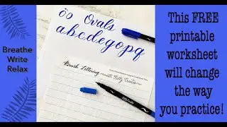 Game Changer! Try this Calligraphy Worksheet!