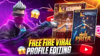 How To Make Free Fire Profile Trend Edits 🤯 || Trending Free Fire Profile Photo Editing