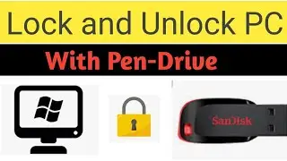 🔥🔥 कमाल की ट्रिक: पेन ड्राइव को बनाओ अपने कंप्यूटर के ताले की चाबी | Unlock PC using Pen Drive