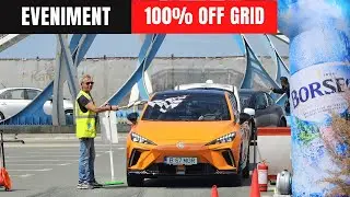 Super Slalom cu mașini electrice la Constanța