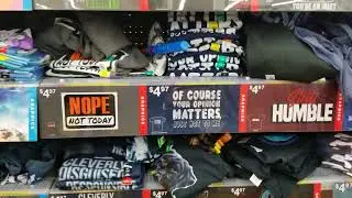Looking at T-Shirt Sold At Walmart