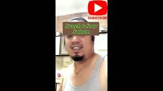 Gawa tayu ng Paraan ulo ng Salmon ginwang sweet & Sour