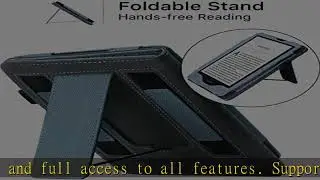 WALNEW Stand Case for 6.8” Kindle Paperwhite 11th Generation 2021- Two Hand Straps Premium PU Leath