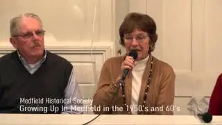 Growing Up in Medfield in the 1950's and 1960's (2-01-2016)