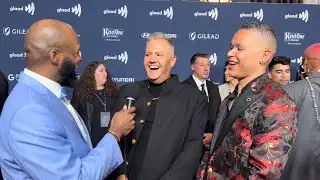 Ross Mathews and Husband Dr. Wellinthon García at 34th GLAAD Media Awards
