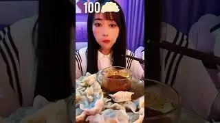 Eating Challenge ( 100 Chicken Momos Eating Attempt ) | #asmr #food #funny #fasteating #shorts